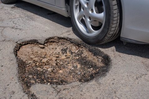 Featured Image for Potholes Can Damage Vehicles