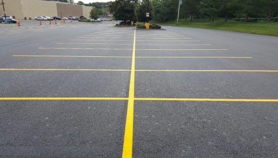 Parking lot paving with HMA Paving and Contracting